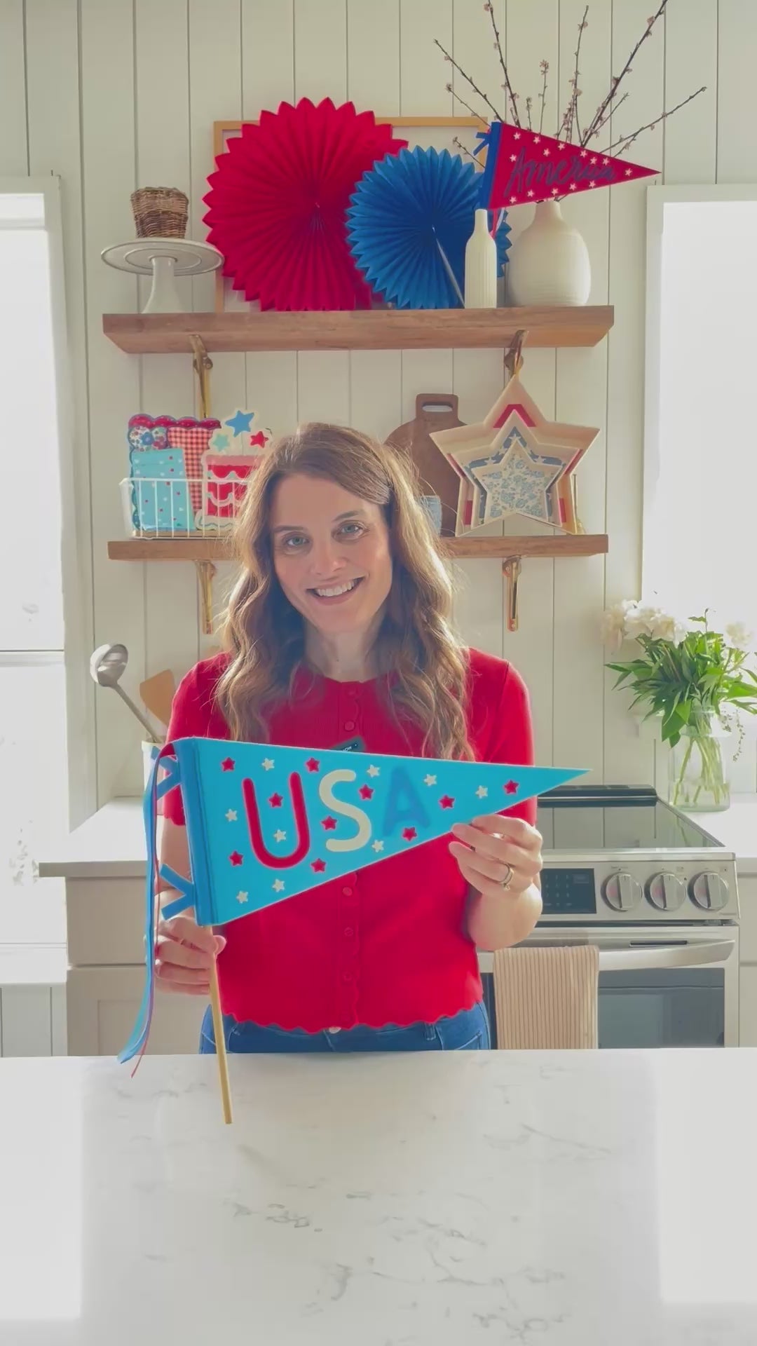 Summertime Felt Pennant Banner