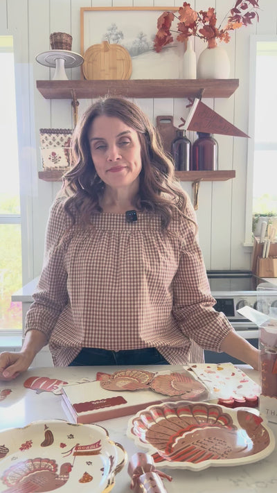 Thanksgiving Icons Plate