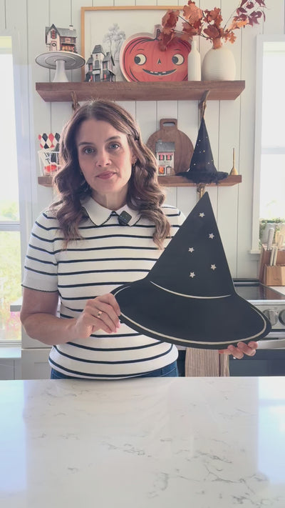 Witch Hat Bamboo Tray