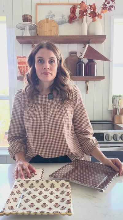 Give Thanks Floral 9" Paper Plate