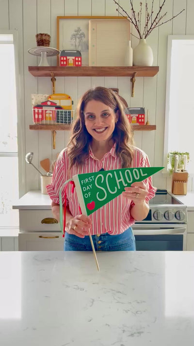 First Day Felt Pennant