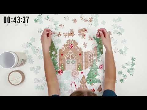 Gingerbread House Christmas Puzzle