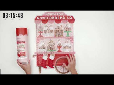 North Pole Gingerbread Co Shaped Christmas Puzzle