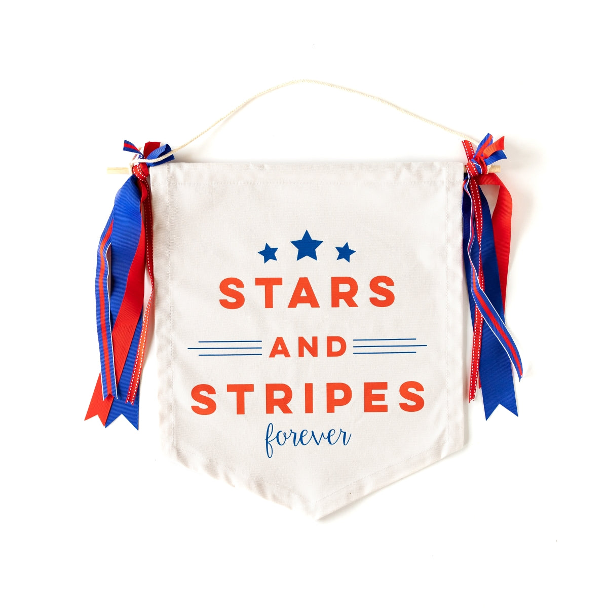 Stars & Stripes Canvas Banner - My Mind's Eye Paper Goods