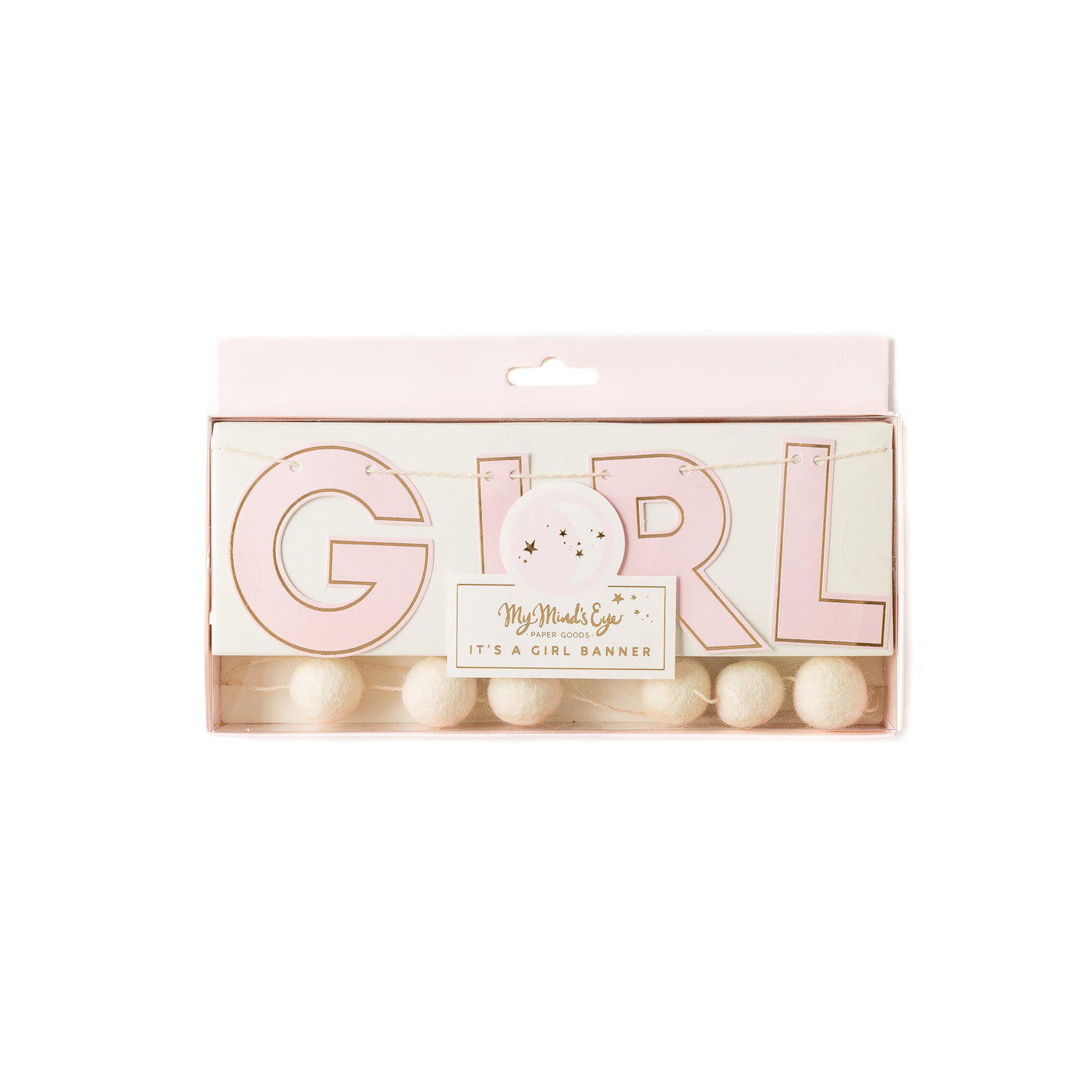 It's a GIRL Banner - My Mind's Eye Paper Goods