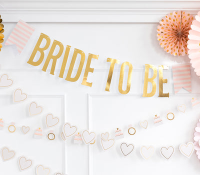 Bride To Be Banner - My Mind's Eye Paper Goods