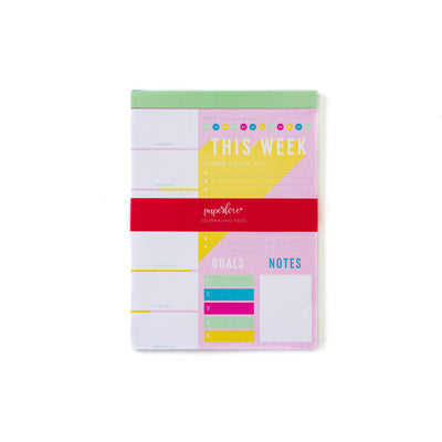 Rainbow Stripe Guided Notepad Set