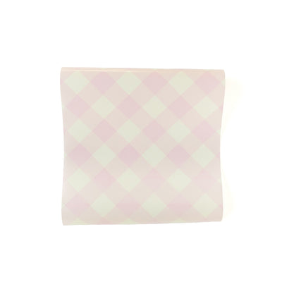 Cake By Courtney  Pink Gingham Paper Table Runner