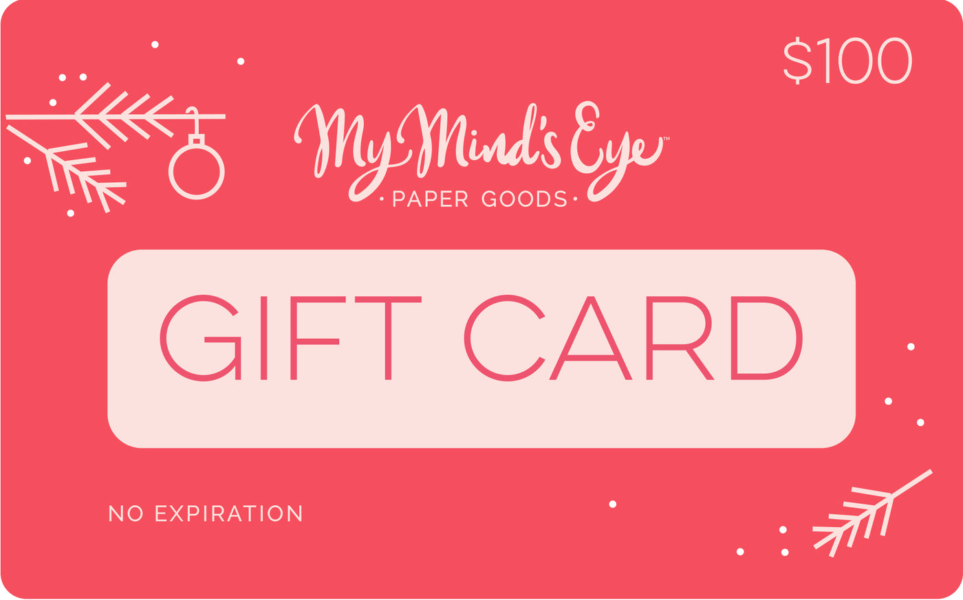 My Mind's Eye Christmas Gift Card