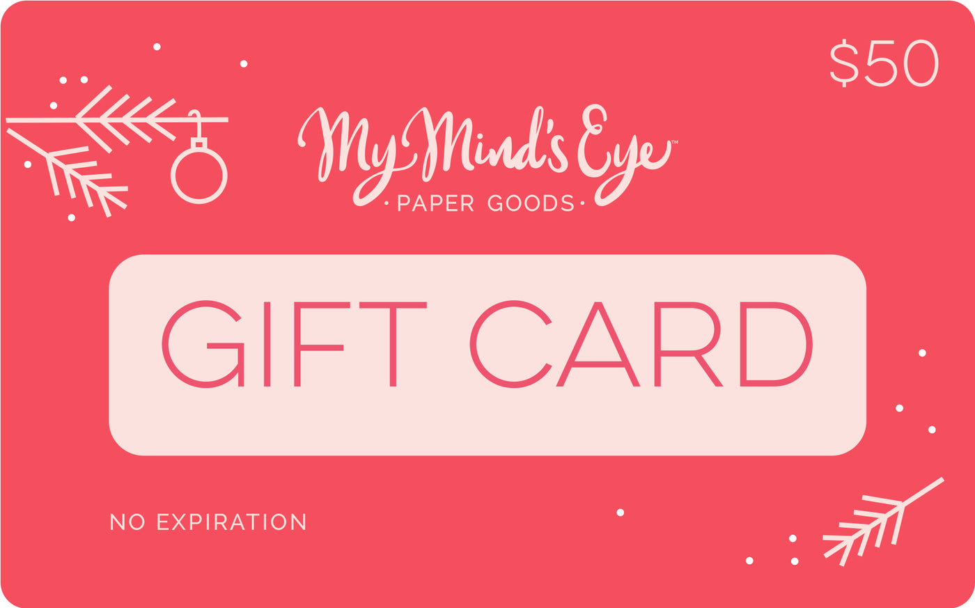 My Mind's Eye Christmas Gift Card