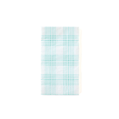 Blue Plaid Guest Paper Napkin