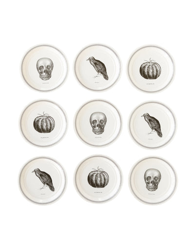 Ephemera Halloween Plate Set
