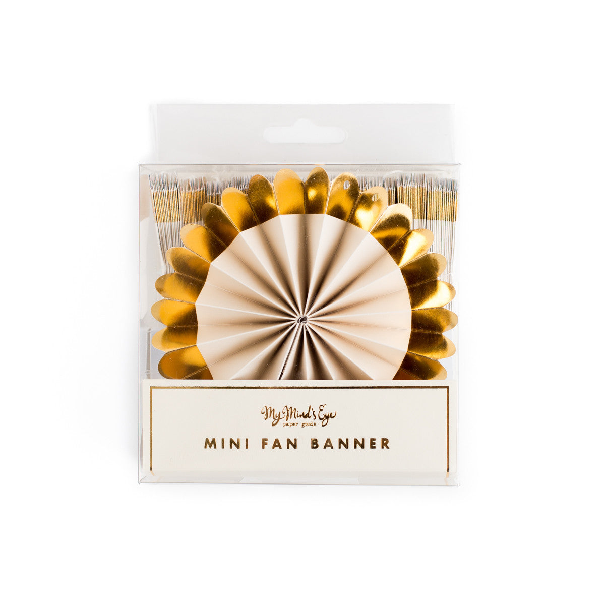 Fancy Mini Fans Banner - My Mind's Eye Paper Goods
