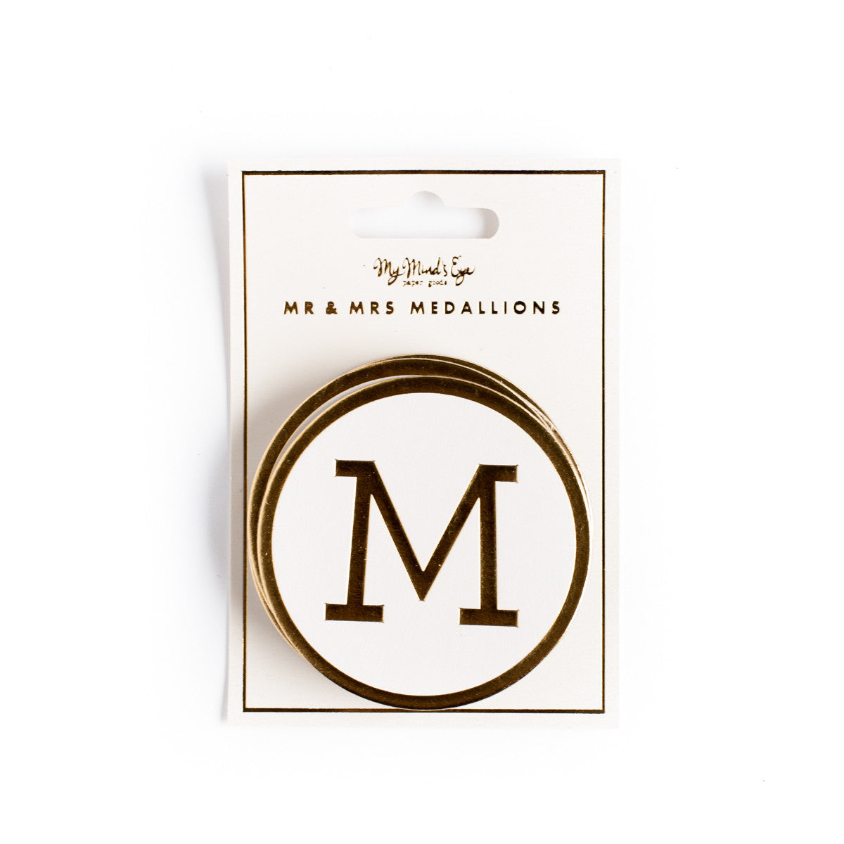 Fancy MR & MRS Medallions - My Mind's Eye Paper Goods