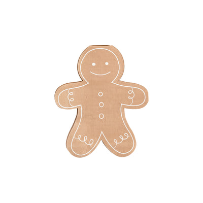 Occasions by Shakira - Gingerbread Man Shaped Napkin