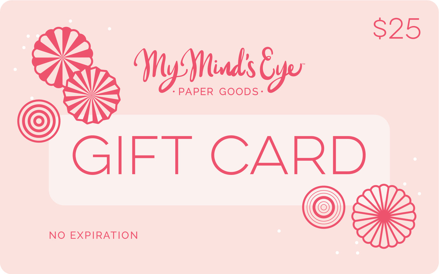 My Mind's Eye Gift Card