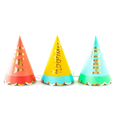 Hip Hip Hooray Party Hats - My Mind's Eye Paper Goods
