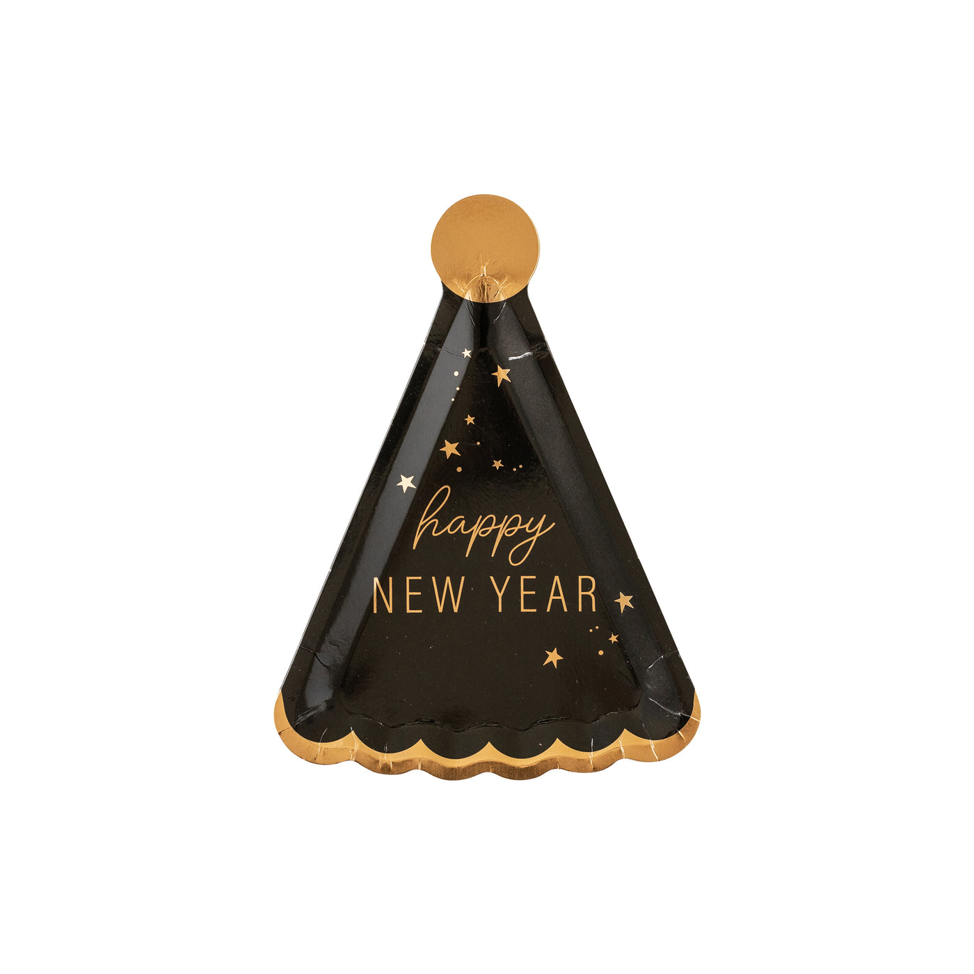 Happy New Year Hat Shaped Plate