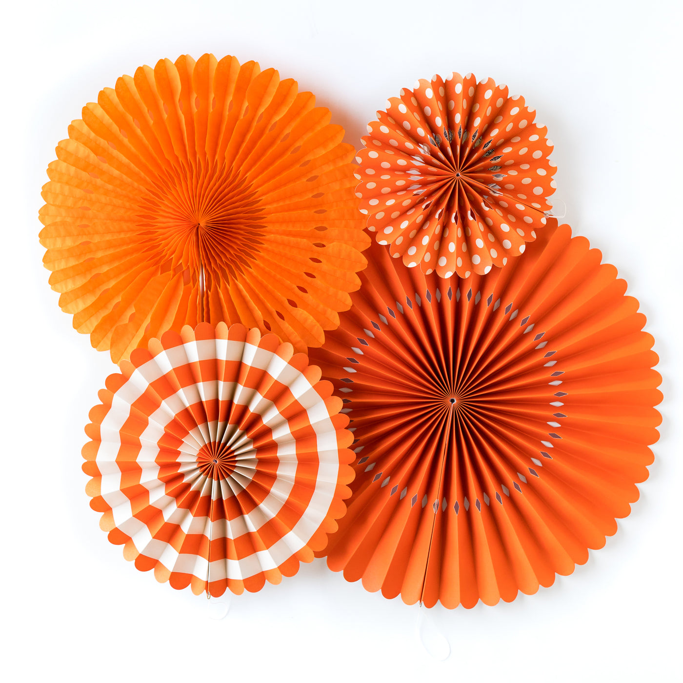 Basic Orange Fan Set - My Mind's Eye Paper Goods