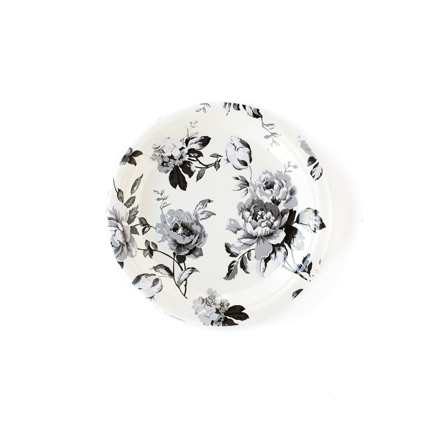 Gingham Floral 7" Plates - My Mind's Eye Paper Goods