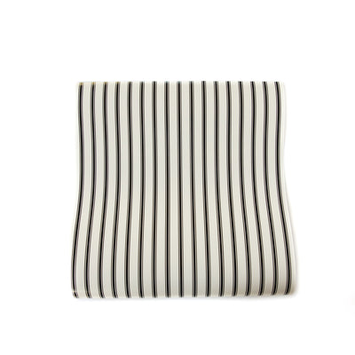 Cream with Black Stripes Paper Table Runner