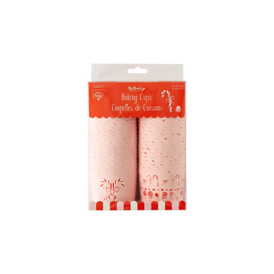 Pink Candy Canes Food Cups (50 pcs)