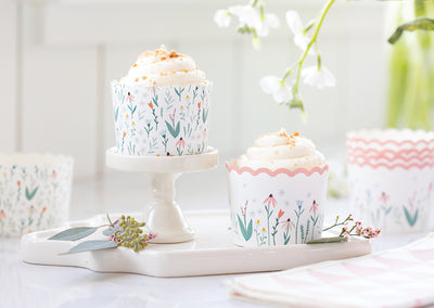 Navy Floral Baking/Treat Cups - Tabletop | My Mind's Eye