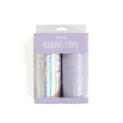 Holographic Foil Shells Baking/Treat Cups