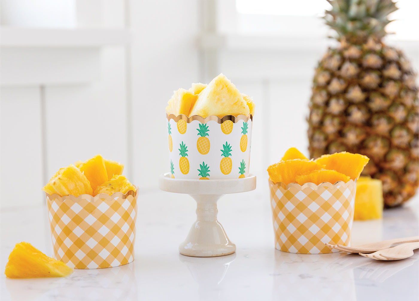 Gold Foil Pineapple Baking/Treat Cups