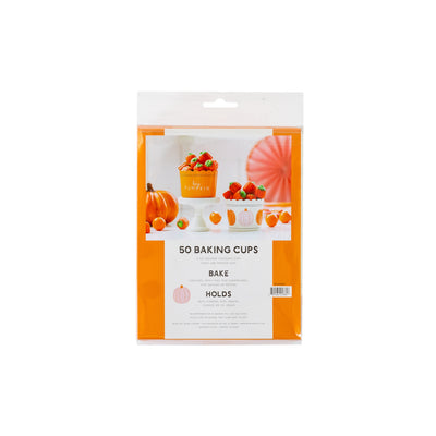 Pink/Orange Pumpkins Food Cups (50 pcs)