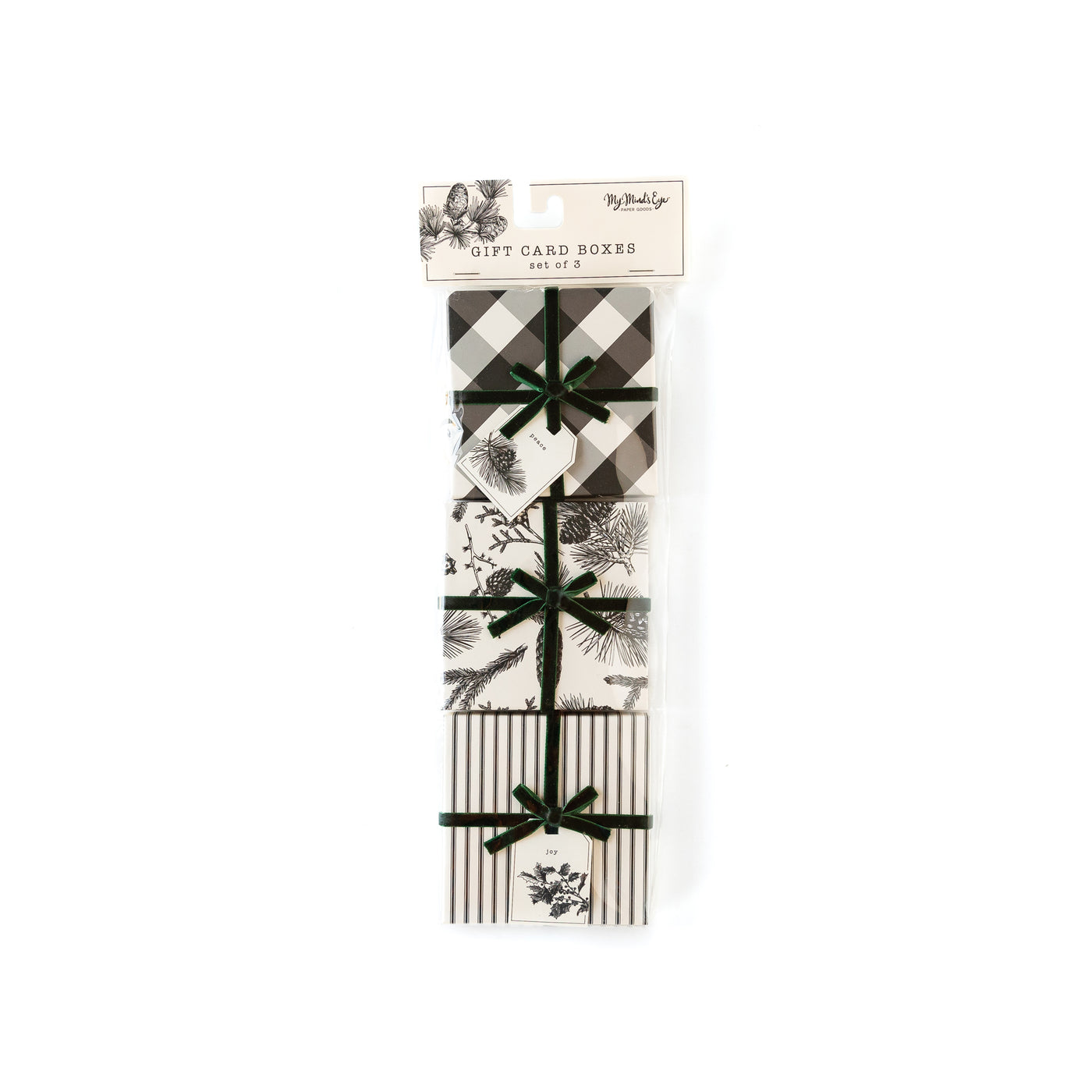 Winter Pines Gift Card Boxes (Set of 3)