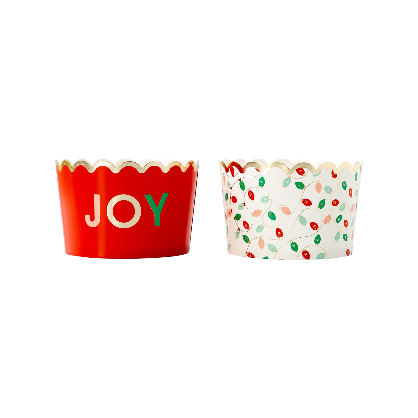 Christmas Lights Jumbo Food Cups (40 pcs)