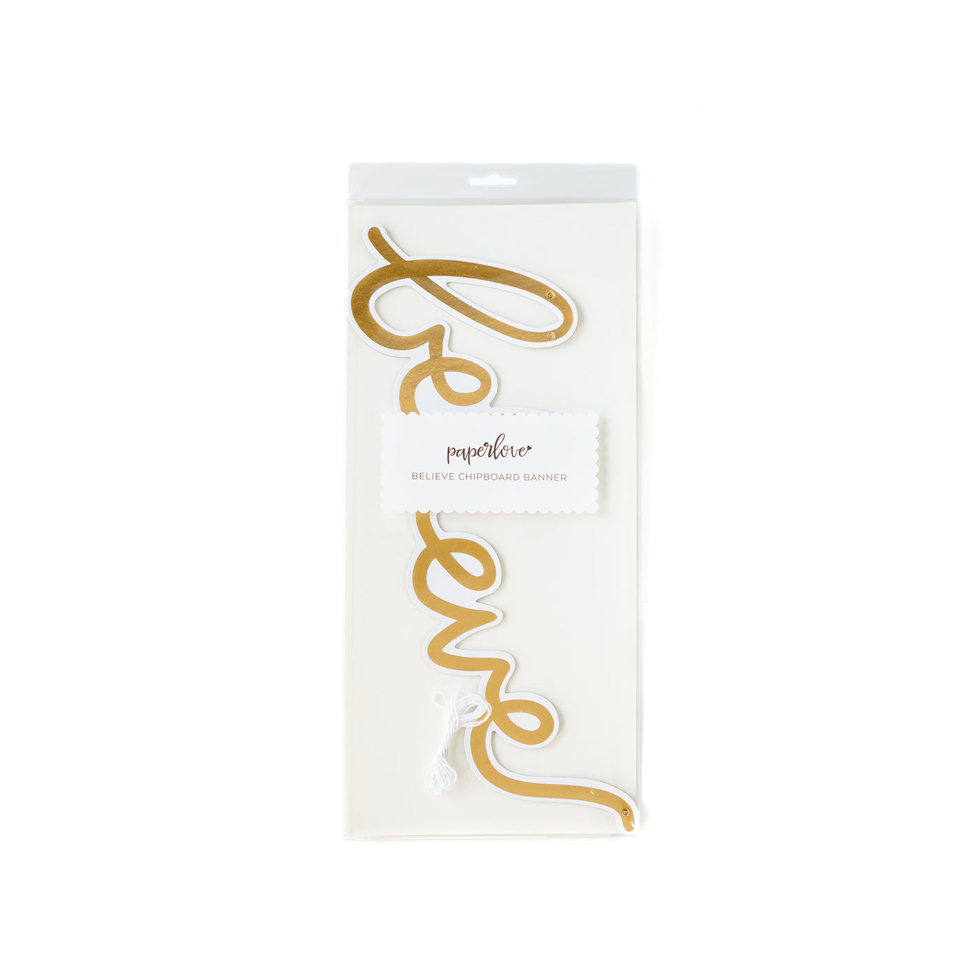 Believe Chipboard Banner