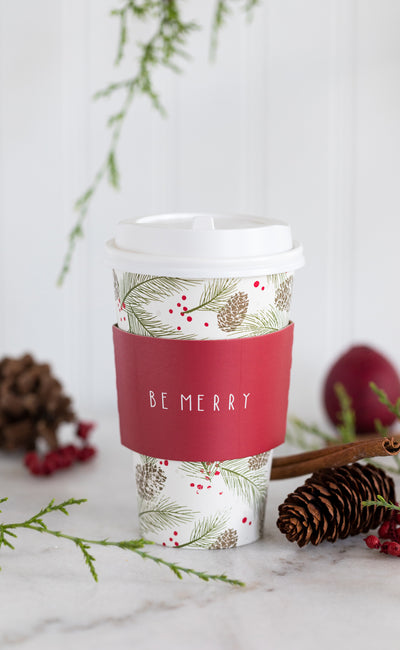 Be Merry Pine To-Go Cups 8 count