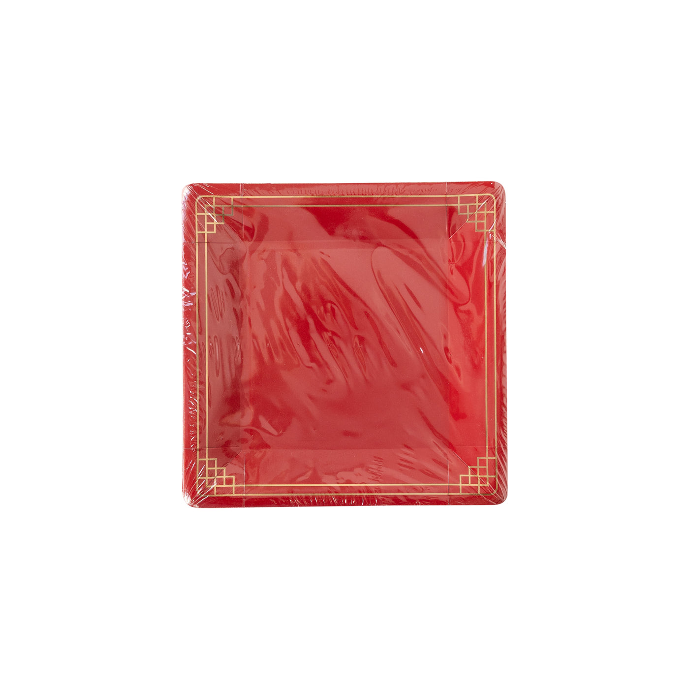 Lunar New Year Square Border Plate