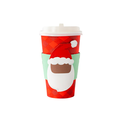 Make Your Own Santa Face To-Go Cups 8 ct