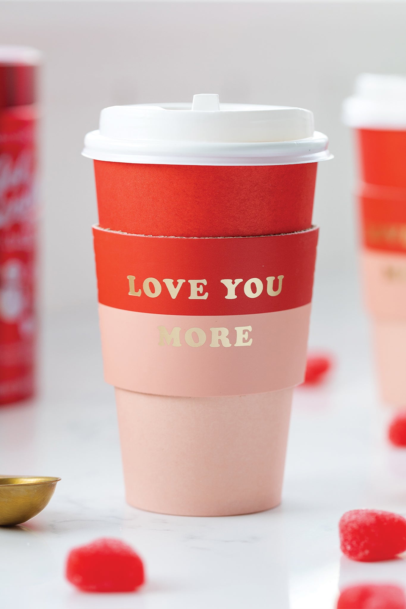 Love You More Block To-Go Cups (8 ct)