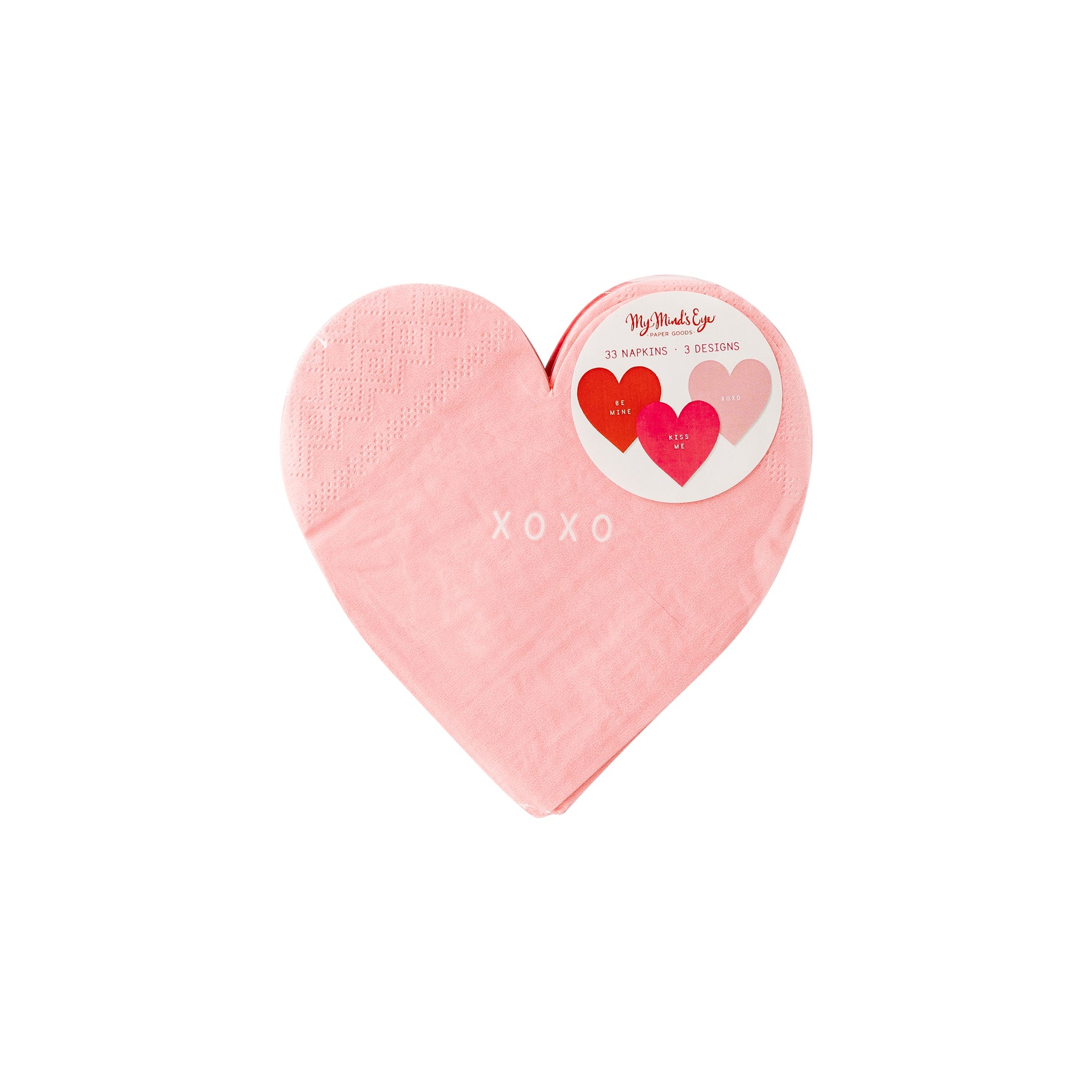 Shaped Heart Paper Napkin Set  My Minds Eye – My Mind's Eye Paper Goods