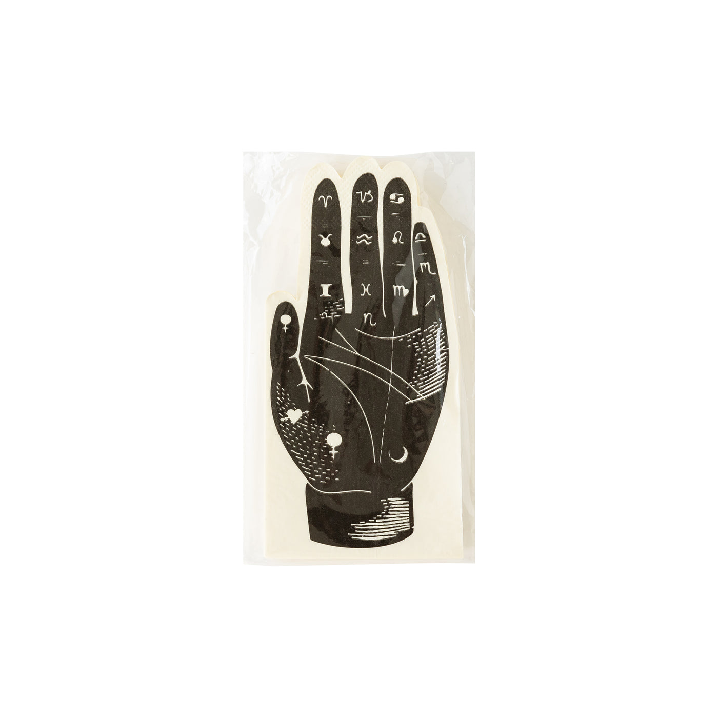 Palmistry Shaped Paper Guest Towel Napkin