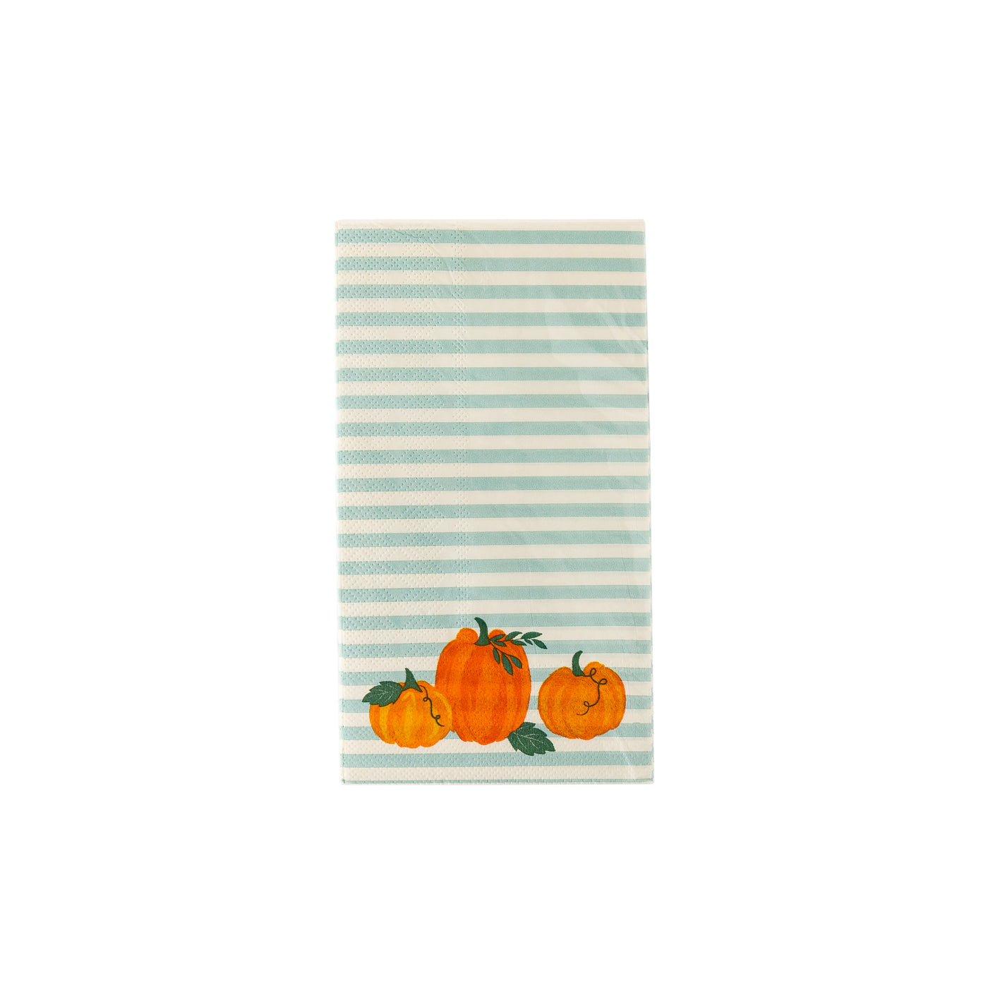 Striped Pumpkin Guest Towel Napkin