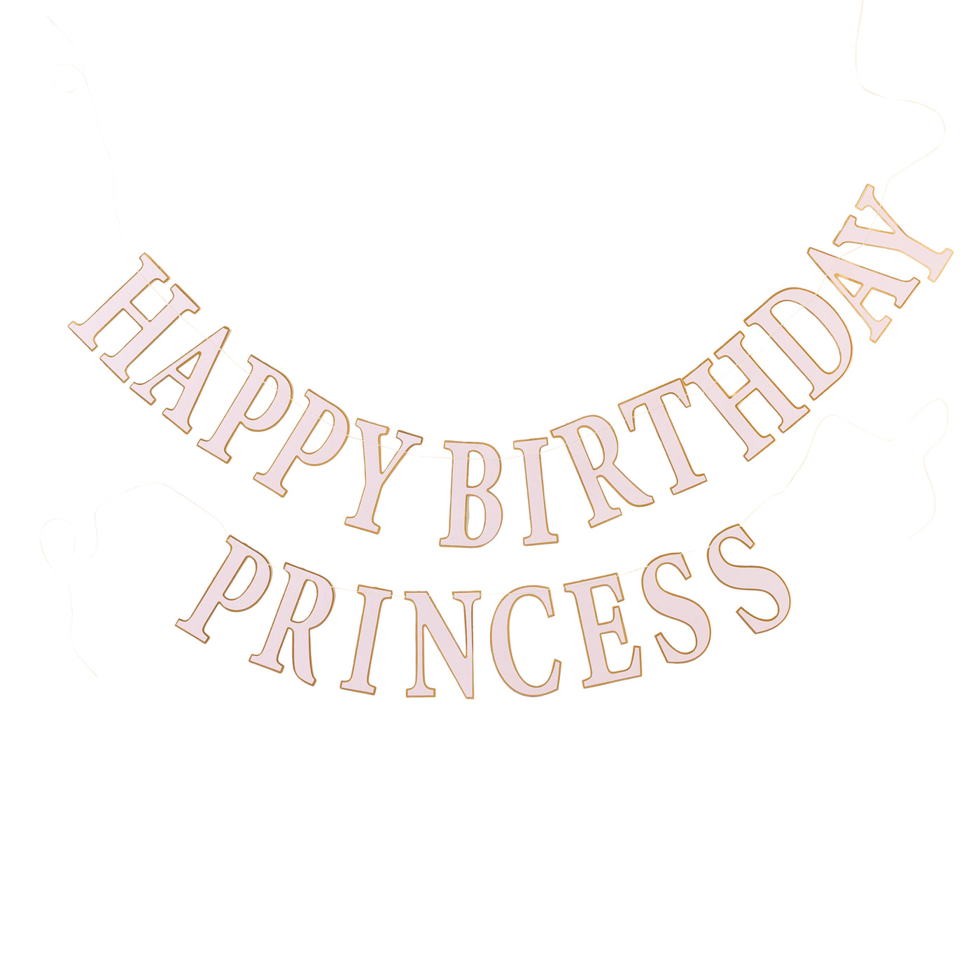 Princess Happy Birthday Banner