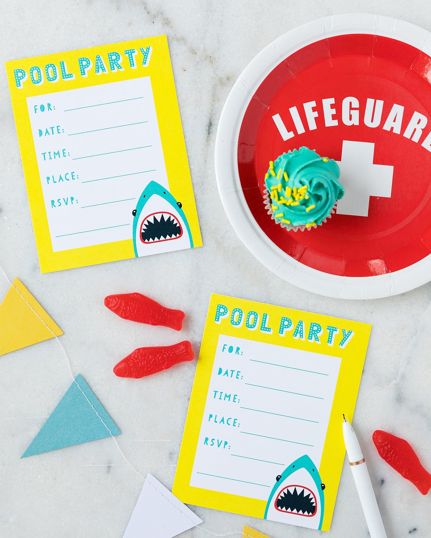 Pool Party Invites