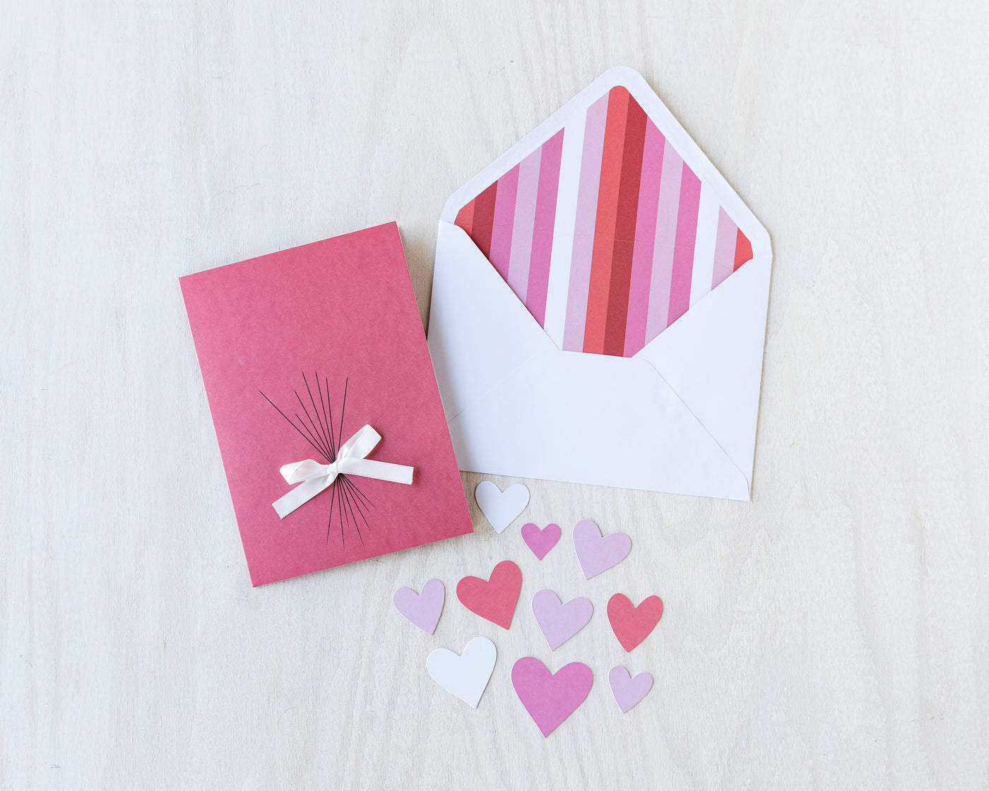 Heart Bouquet Card Craft Kit