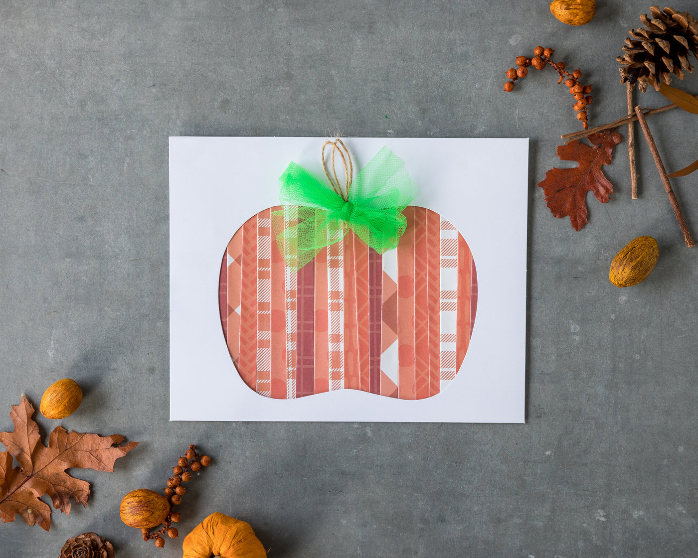 Striped Pumpkin Craft Kit