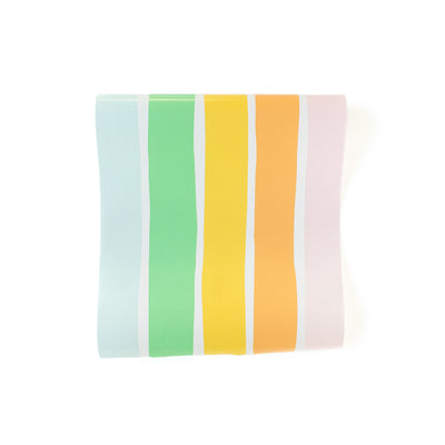 Pastel Rainbow Paper Table Runner