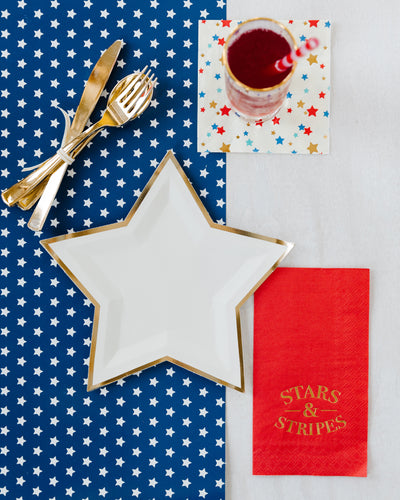 Stars and Stripes Guest Towel Napkins