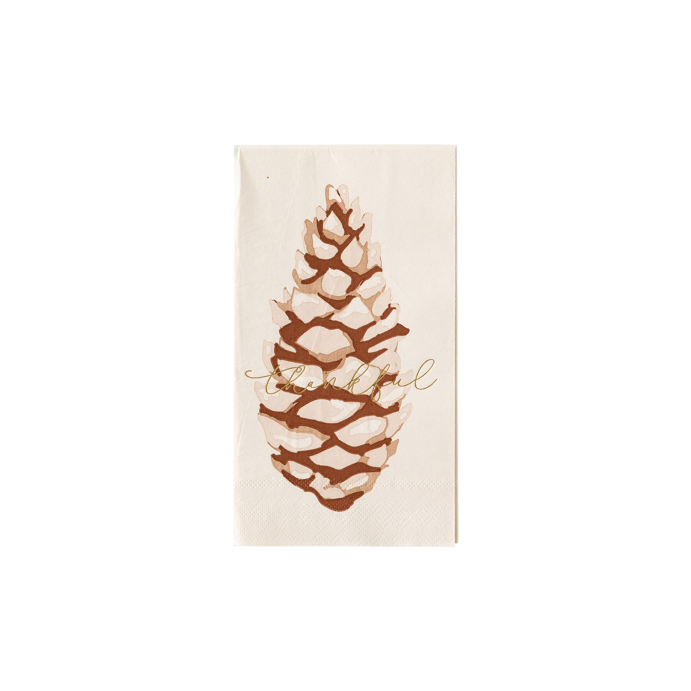Harvest Pine Cone Guest Napkin