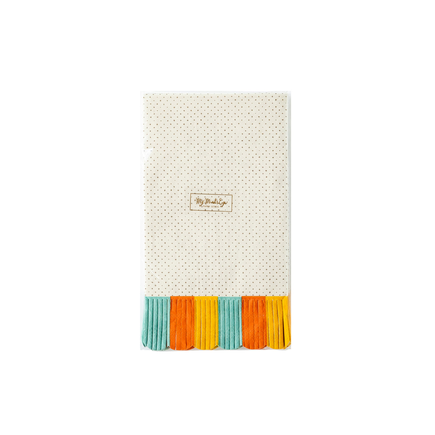 Harvest Scalloped and Fringed Guest Napkin