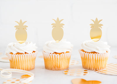 Trend Pineapple Cupcake Topper - My Mind's Eye Paper Goods