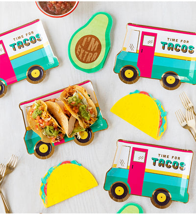 Taco Truck 10" Paper Plates